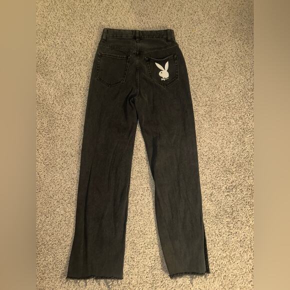 Playboy By PacSun Black Boyfriend Jeans Size 25 - Picture 8 of 11